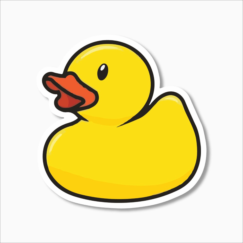 Duck Sticker